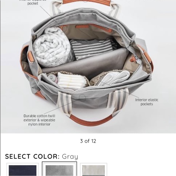 ๐ถ๐ถ๐ถ Pottery Barn Kids classic Diaper Tote Bag ๐๐๐ - Picture 3 of 11